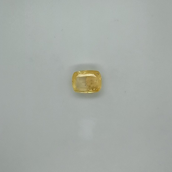Yellow Sapphire (Pukhraj) 7.66 Ct Lab Tested Yellow Sapphire (Pukhraj) 7.66 Ct Lab Tested